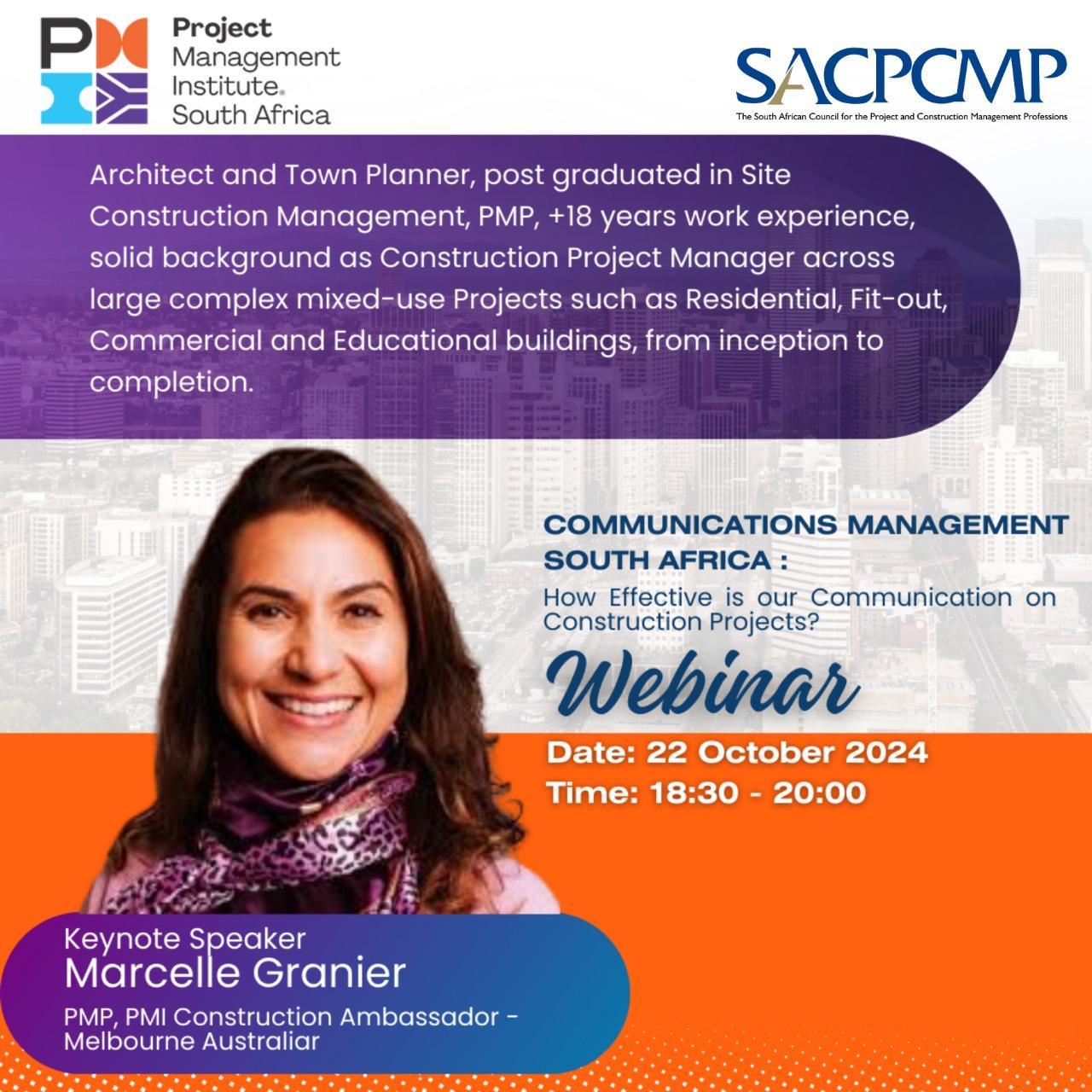 An insightful Webinar on South Africa’s Construction Industry – “What Next for Construction Professionals?”