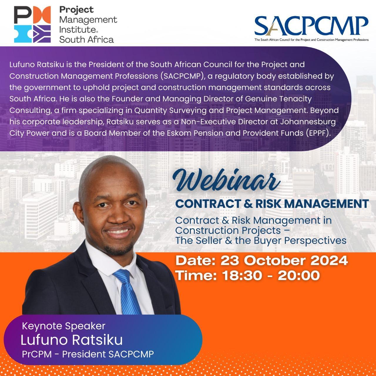 An insightful Webinar on South Africa’s Construction Industry – “What Next for Construction Professionals?”